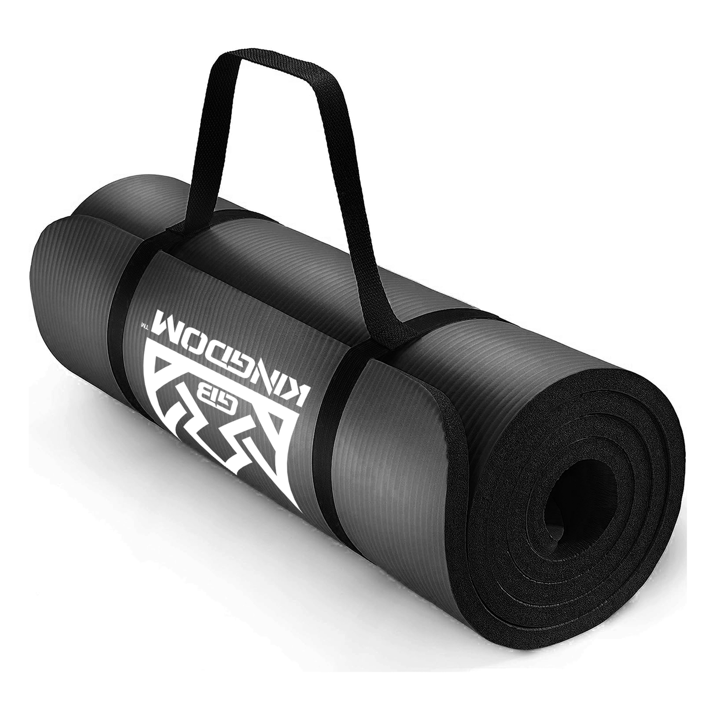 Kingdom GB 20mm Extra Thick Padded NBR Foam Gym Exercise Yoga Mat + Carry  Strap
