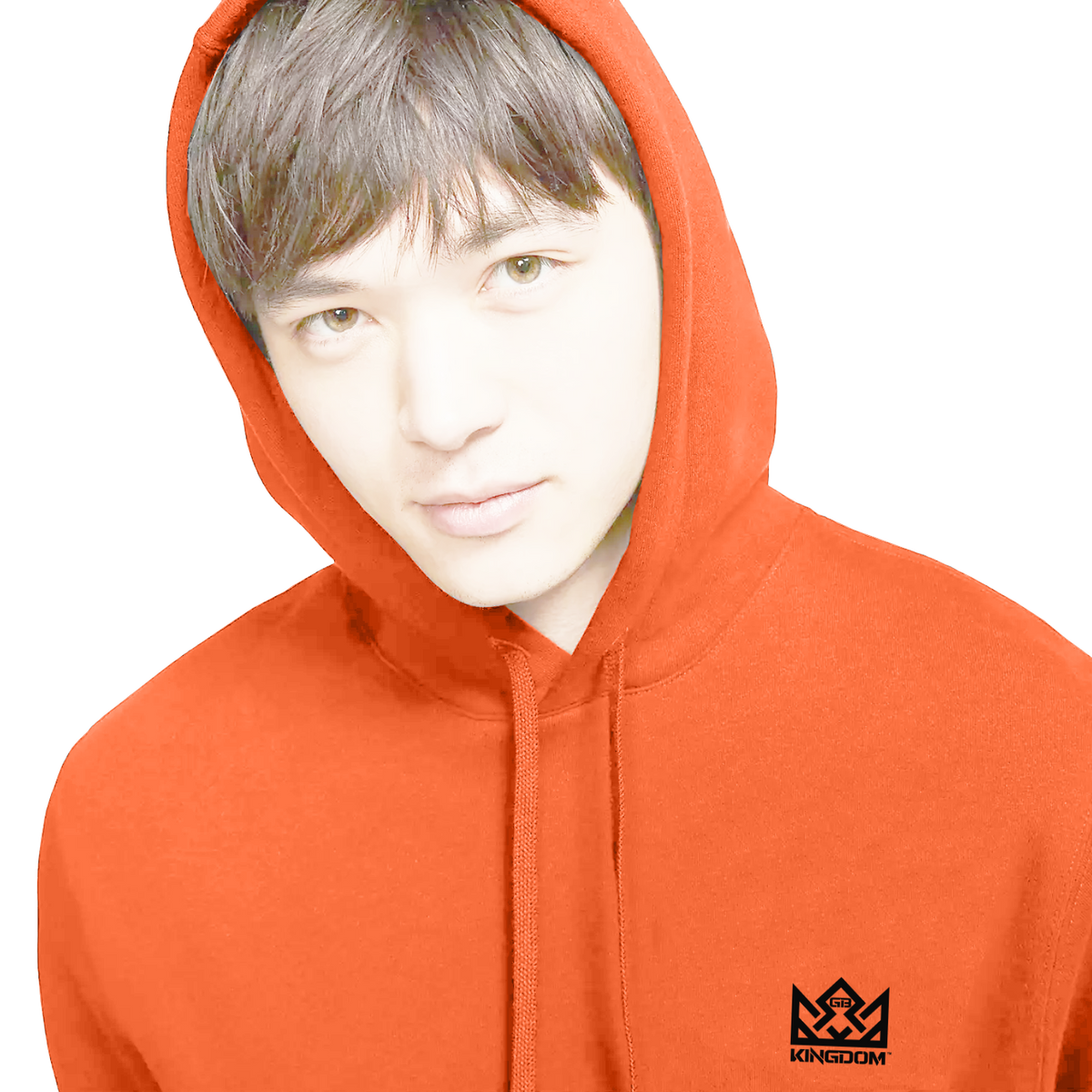 Kingdom GB Club Hooded Sweatshirt Hoodie Orange