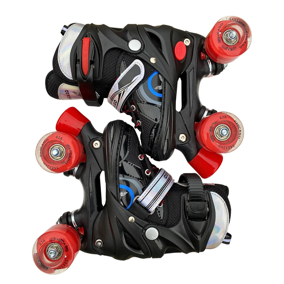 Kingdom GB Chicago Quad Roller Skates Kids Adjustable Children's Skating Boots