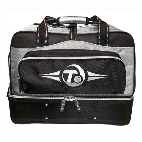 Taylor Bowls Midi Sports Bowling Bag Black Silver